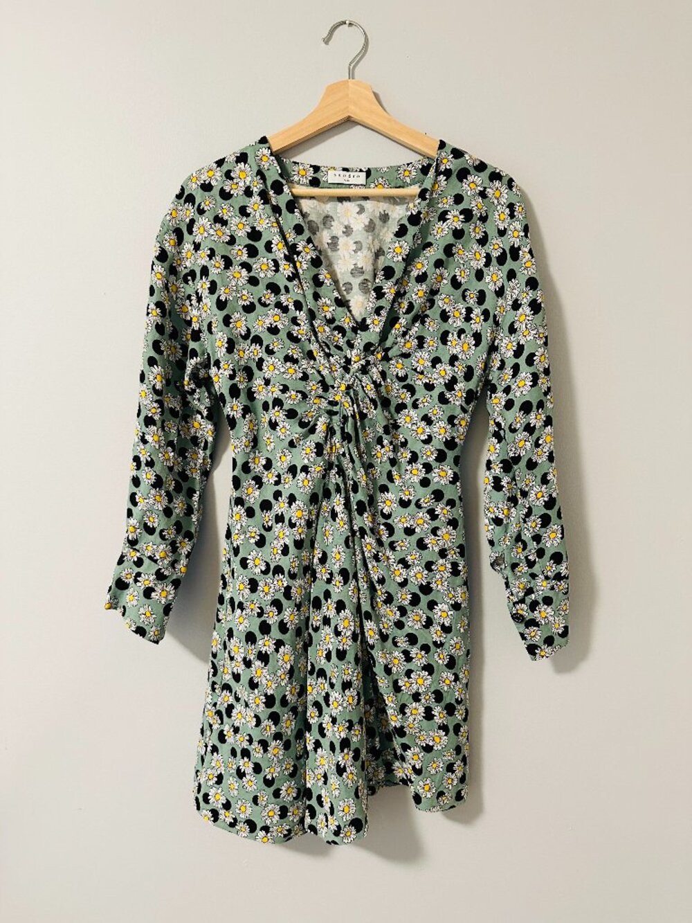 Sandro Floral Print Dress Size 38